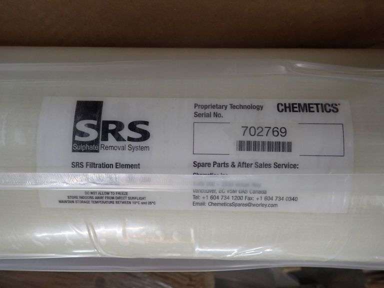 Lot of (15) Crate SRS Filtration Elements