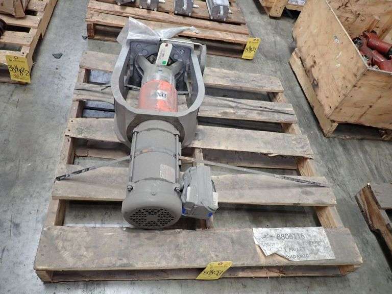 Pumpworks Industrial Pump with Baldor 2 HP Motor and Base Plate