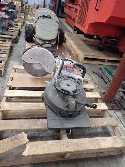 Diagraph Stencil Machine and Stihl Cut Off Saw