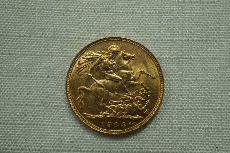 1908 British Gold Sovereign