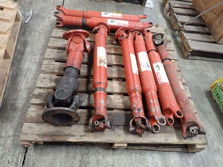 Lot of (8) Johnson Power LTD Rotating Drive Lines