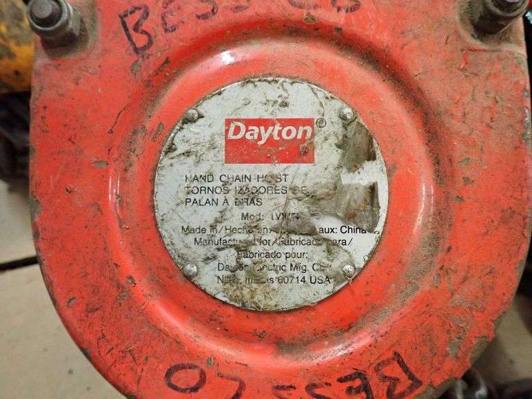 Lot of (5) Chain Hoists