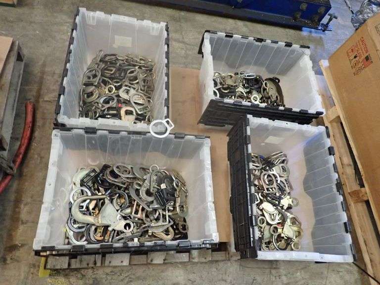 Lot of Assorted Snap Hooks and O-Rings
