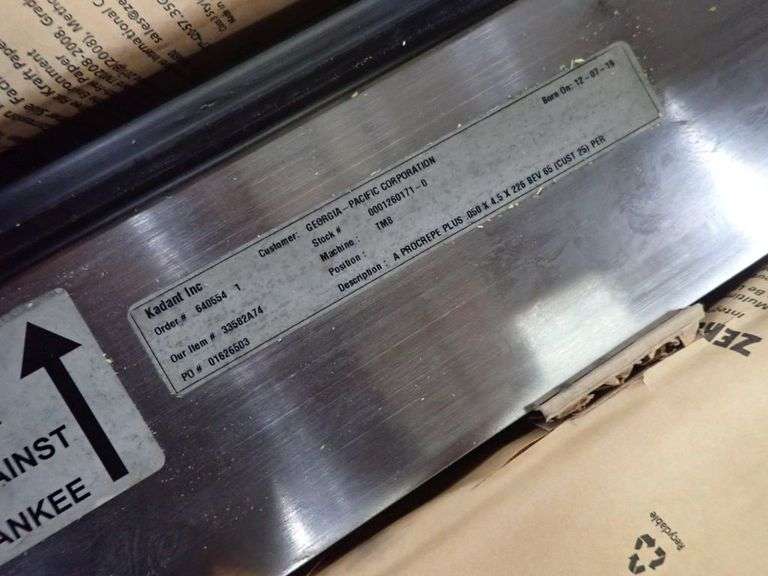 Lot of (1) Box of Kadant Doctor Blades