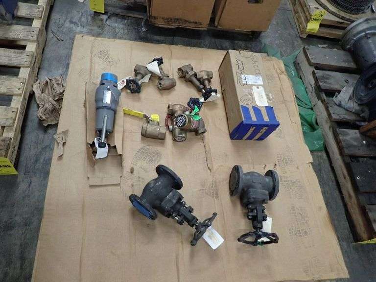 Lot of (11) Assorted Valves