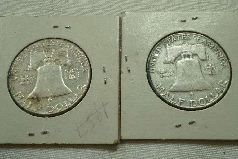 Lot of (5) US Half Dollars