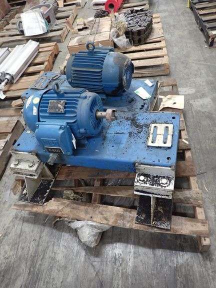 Drive Pulley with Weg 3 HP Severe Duty Motor
