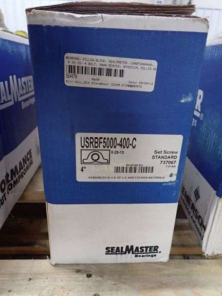 Lot of (3) Sealmaster Pillowblock Bearings