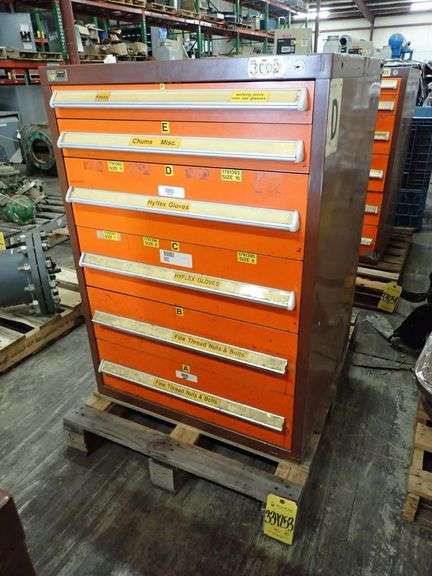 Stanley Vidmar 6-Drawer Tool Cabinet with Components