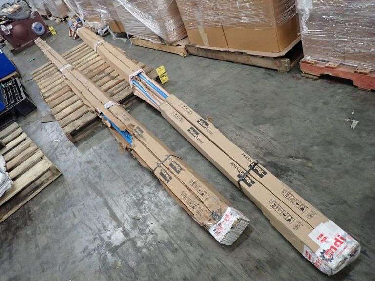 Lot of (4) Boxes Parker Trainsair Aluminum Pipe