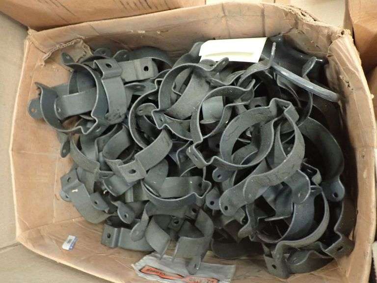 Lot of Assorted Conduit and Pipe Clamps