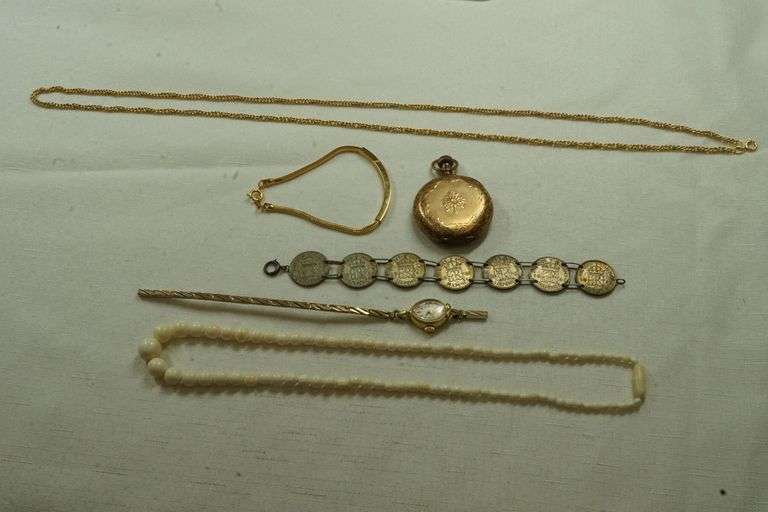 Lot of Assorted Jewelry & Watches