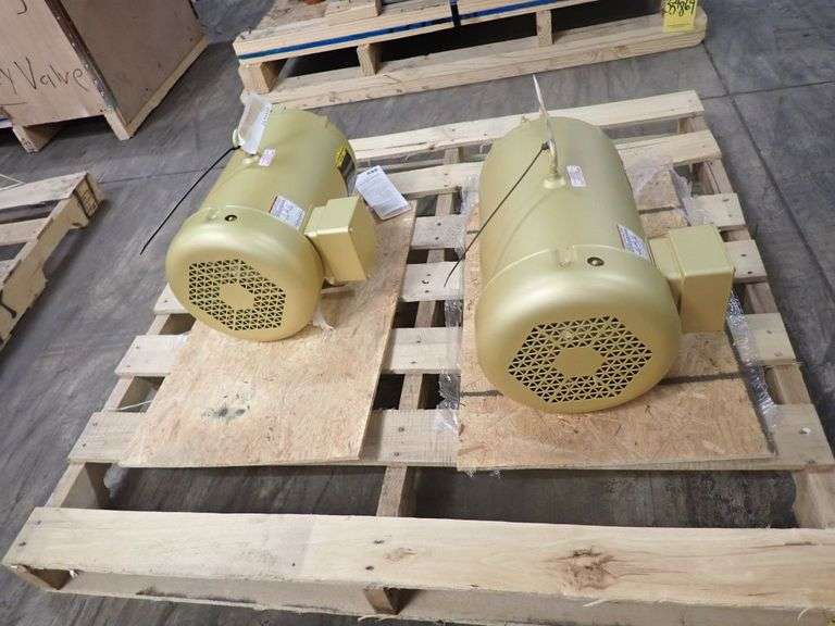 Lot of (2) Baldor Reliance 10 HP Super E Motors