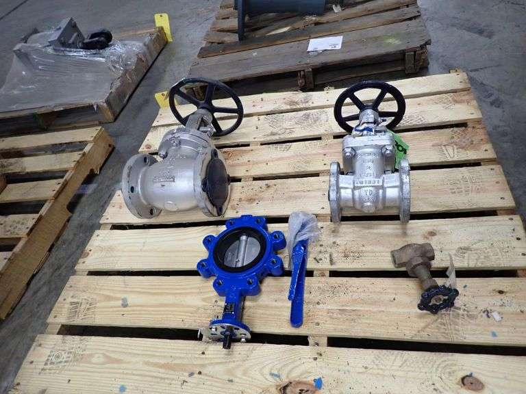 Lot of (4) Assorted Valves