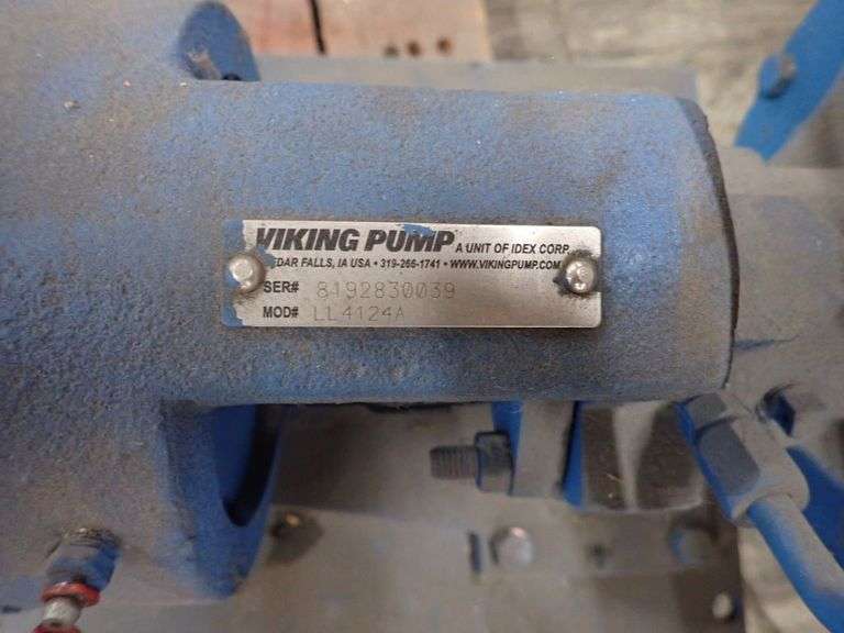 Viking Pump with Baldor 7.5 HP Motor and Base Plate
