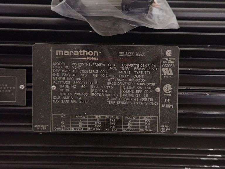 Marathon 10 HP Motor