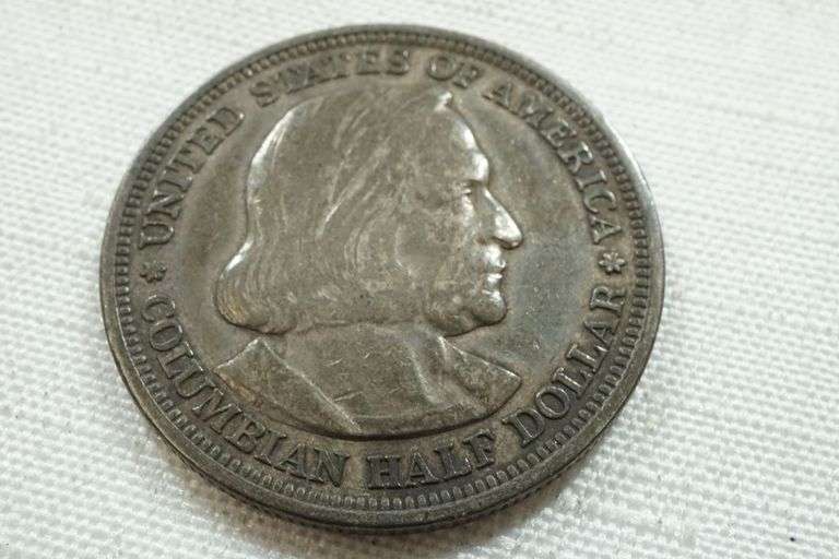 Lot of (2) 1893 Columbian Half Dollars