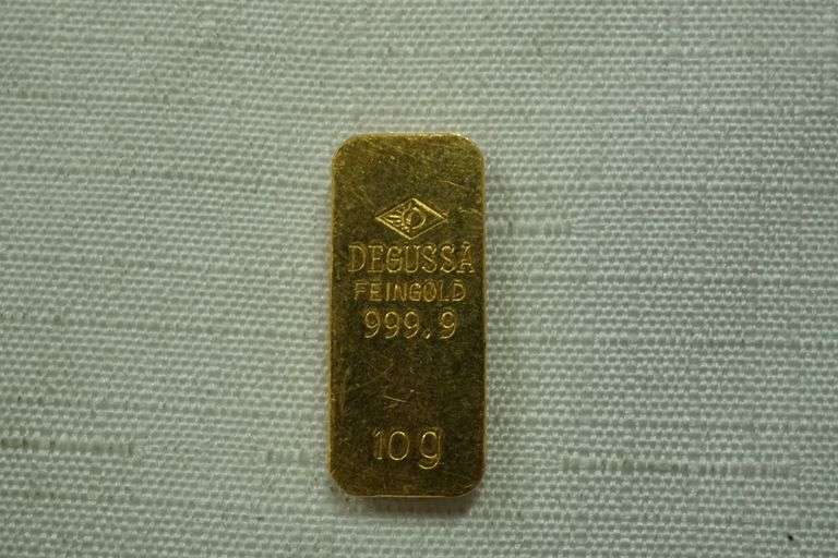 Degussa Feingold 10g Gold Bar