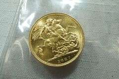 1887 British Gold Sovereign