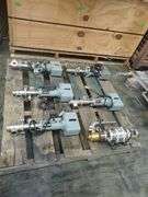 Lot of (6) Aoki Valves with Actuator Attachment