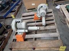 Lot of (2) Ring Compressors with Motors