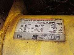 Budgit 4000lb Chain Hoist with 2 1/2 HP Motor