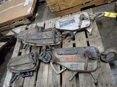 Lot of (5) Tractel Griphoist Rope Hoist