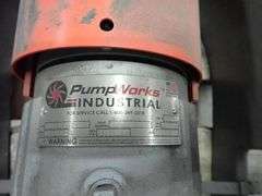Pumpworks Industrial Pump with Baldor 2 HP Motor and Base Plate