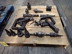Lot of Assorted Chucks and Clamps
