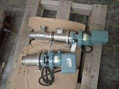 Lot of (5) Aoki Valves with Actuator Attachment