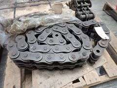 Lot of (2) Tsubaki Chain Boxes with Roller Chain
