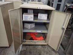 Lista 2-Door Double Shelf Cabinet with Components