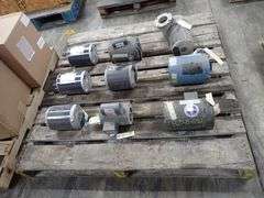 Lot of (9) Assorted Motors