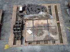 Lot of (2) Tsubaki Chain Boxes with Roller Chain
