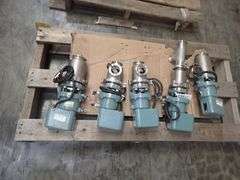 Lot of (5) Aoki Valves with Actuator Attachment