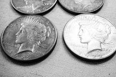 Lot of (6) Peace Dollars