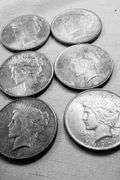 Lot of (6) Peace Dollars