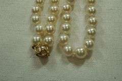 Cultivated Pearl Necklace w/14k Yellow Gold Clasp