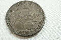 Lot of (2) 1893 Columbian Half Dollars