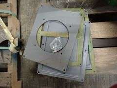 Lot of Assorted Die Plates and Agitator
