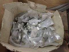 Lot of (3) Roller Chains and (1) Box of Wheels
