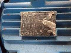 Drive Pulley with Weg 3 HP Severe Duty Motor