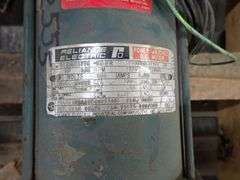 Lot of (2) Industrial Motors with Tachometer Generator