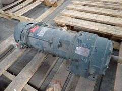 Lot of (2) Industrial Motors with Tachometer Generator