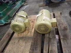 Lot of (2) Baldor Reliance Super E Motors