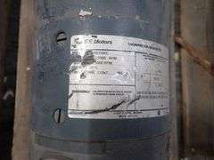 Lot of (2) Industrial Motors with Tachometer Generator