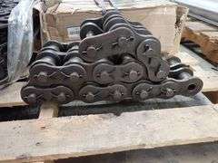 Lot of (2) Tsubaki Chain Boxes with Roller Chain