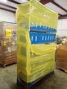 Metal 6-Tier Rolling Rack with Storage Bins