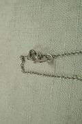 14k White Gold Necklace w/14k White Gold Cross Pendant