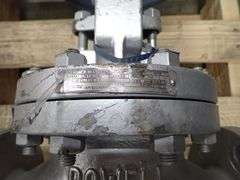 Lot of (2) Powell 4" Flanged Globe Valves